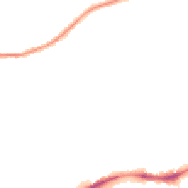 Night-time road noise heatmap for NG4 1AT