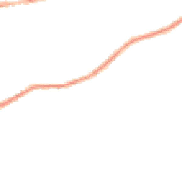Night-time road noise heatmap for NG4 1BY