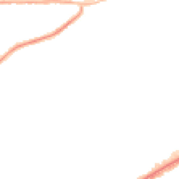Night-time road noise heatmap for NG4 1DB