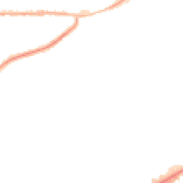 Night-time road noise heatmap for NG4 1DD