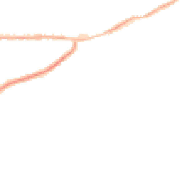 Night-time road noise heatmap for NG4 1DJ