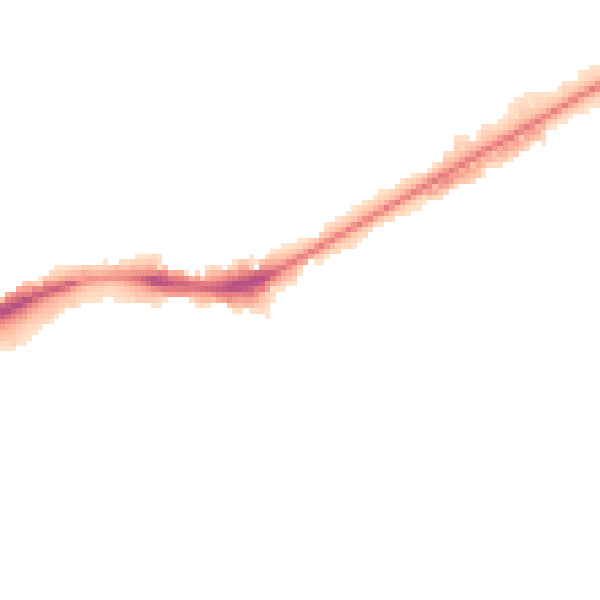 Night-time road noise heatmap for NG4 2DN