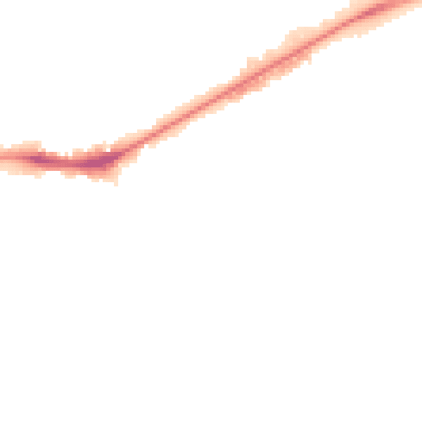 Night-time road noise heatmap for NG4 2DQ