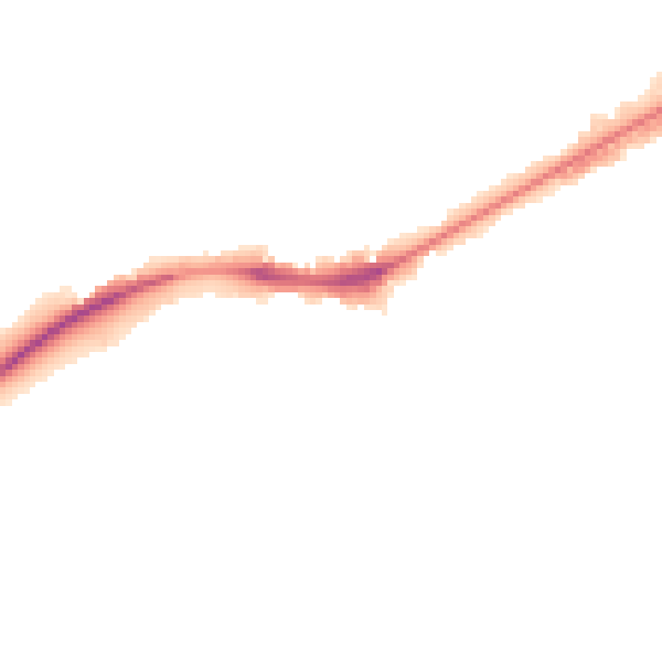 Night-time road noise heatmap for NG4 2DZ
