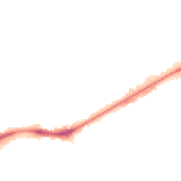 Night-time road noise heatmap for NG4 2EL