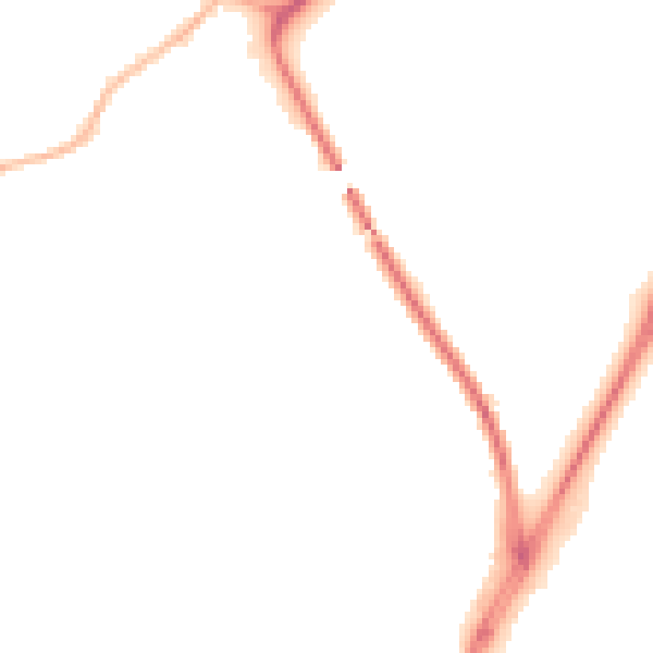 Night-time road noise heatmap for NG4 2LY