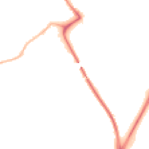 Night-time road noise heatmap for NG4 2NF