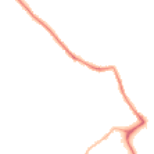 Night-time road noise heatmap for NG4 3HX