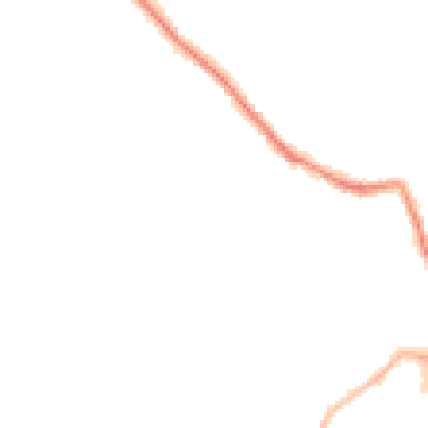 Night-time road noise heatmap for NG4 3LF