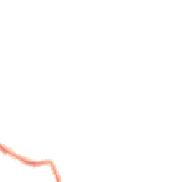Night-time road noise heatmap for NG4 4AU