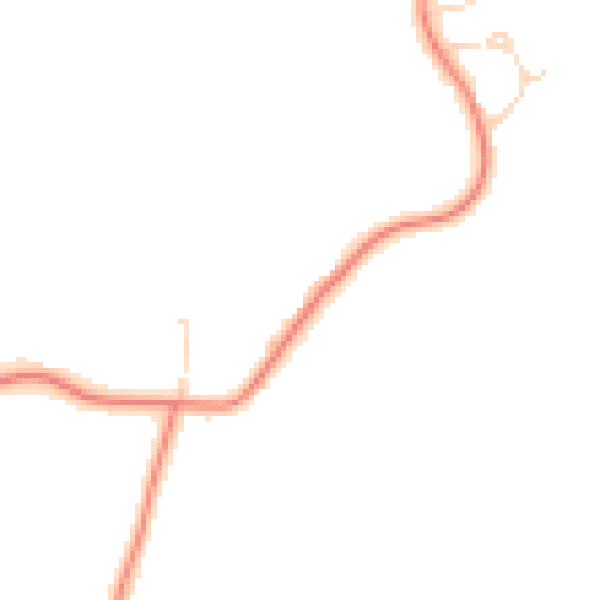 Daytime road noise heatmap for NG4 4PG
