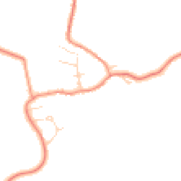 Daytime road noise heatmap for NG4 4PP