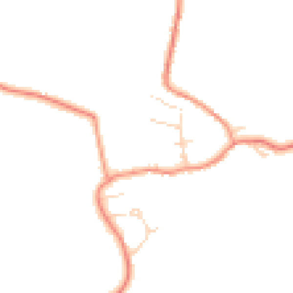 Daytime road noise heatmap for NG4 4PS