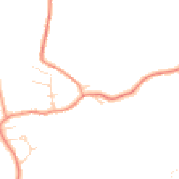 Daytime road noise heatmap for NG4 4QP