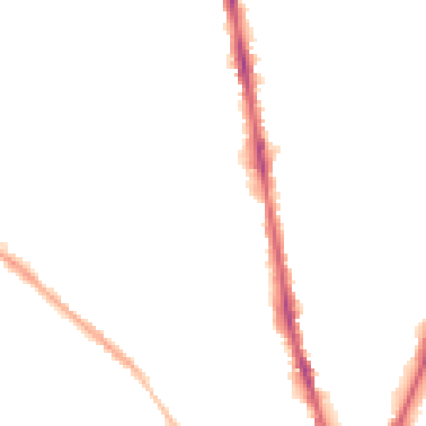 Night-time road noise heatmap for NG5 1DD