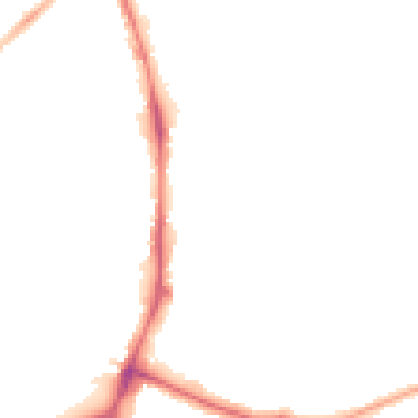 Night-time road noise heatmap for NG5 6JW