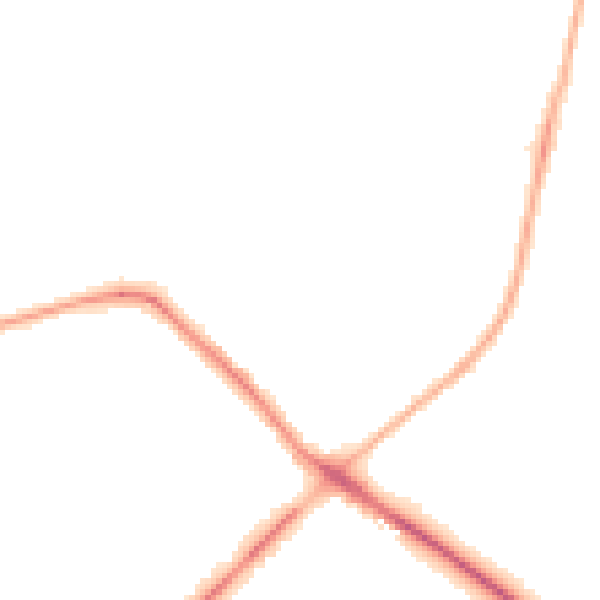 Night-time road noise heatmap for NG5 6RL