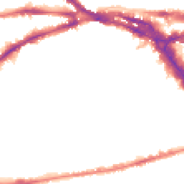 Night-time road noise heatmap for NG7 1BX