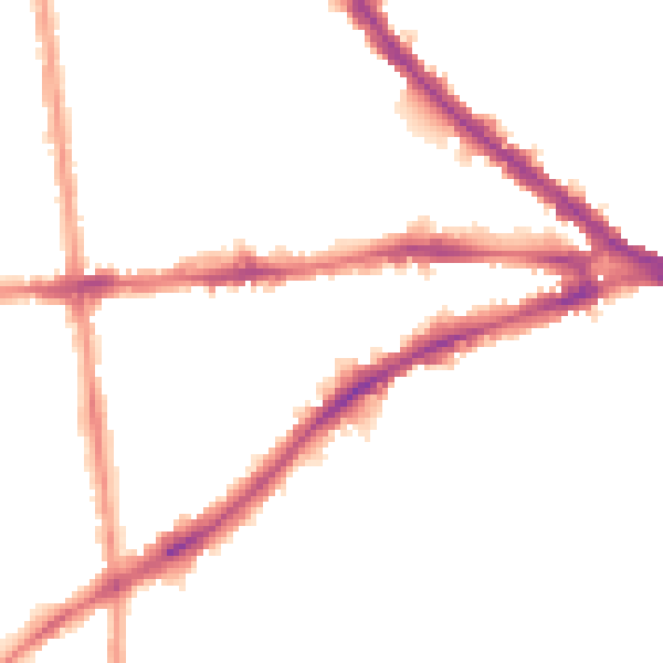 Night-time road noise heatmap for NG7 1NY