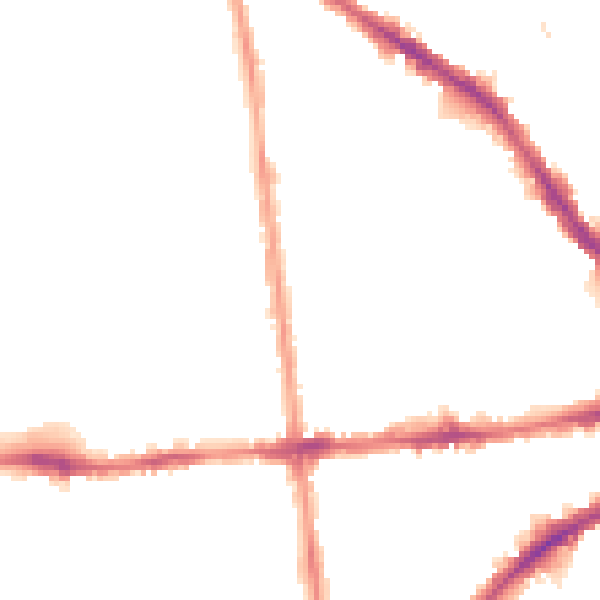 Night-time road noise heatmap for NG7 3BA
