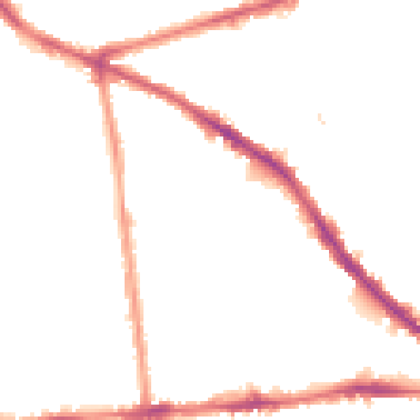 Night-time road noise heatmap for NG7 3BX
