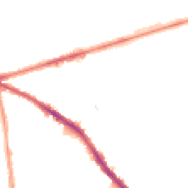 Night-time road noise heatmap for NG7 5FS
