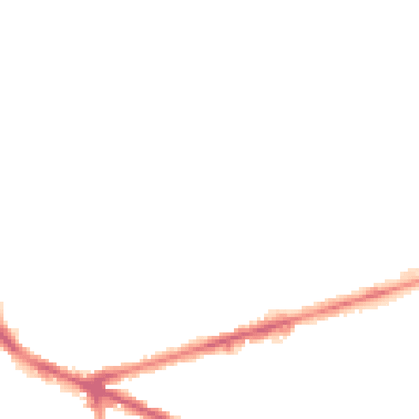 Night-time road noise heatmap for NG7 5GT
