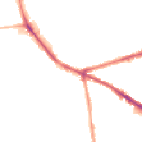 Night-time road noise heatmap for NG7 5NH