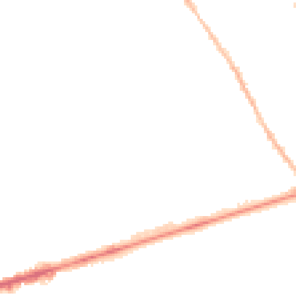 Night-time road noise heatmap for NG7 6PZ