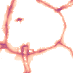 Night-time road noise heatmap for NN1 1DP