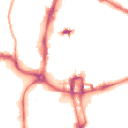 Night-time road noise heatmap for NN1 1PU