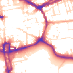 Daytime road noise heatmap for NN1 1US