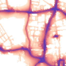 Daytime road noise heatmap for NN1 2RX
