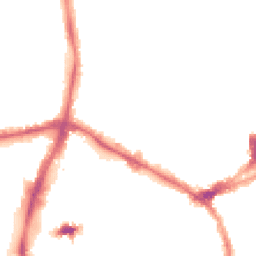 Night-time road noise heatmap for NN1 3BL