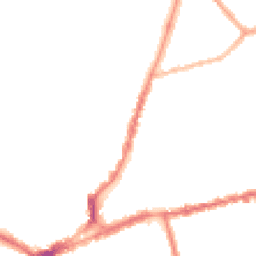 Night-time road noise heatmap for NN1 4BS