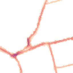 Night-time road noise heatmap for NN1 4DQ