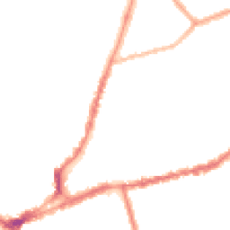 Night-time road noise heatmap for NN1 4JD