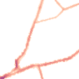 Night-time road noise heatmap for NN1 4JG