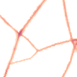 Night-time road noise heatmap for NN1 4RF