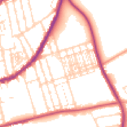 Daytime road noise heatmap for NN1 5LP
