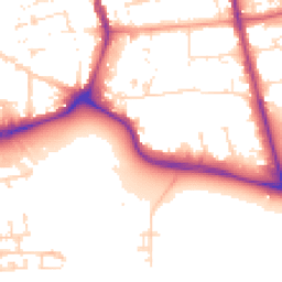 Daytime road noise heatmap for NN1 5NG
