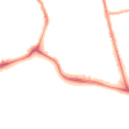 Night-time road noise heatmap for NN1 5NQ