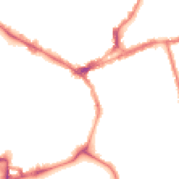 Night-time road noise heatmap for NN1 5QG