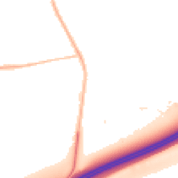 Night-time road noise heatmap for NN1 5RZ