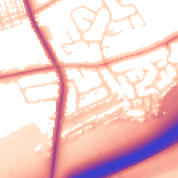 Daytime road noise heatmap for NN1 5SB