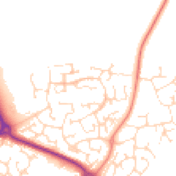 Daytime road noise heatmap for NN11 0FW