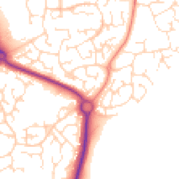 Daytime road noise heatmap for NN11 0GP