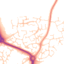 Daytime road noise heatmap for NN11 0GU