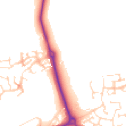 Daytime road noise heatmap for NN11 0LA