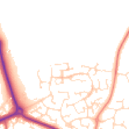 Daytime road noise heatmap for NN11 0PF